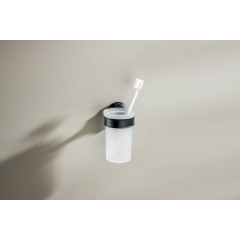 AQ4527MB КЛАССИК стакан с держателем, матовый черный