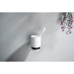 AQ4604MB БЕТТА стакан с держателем, матовый черный