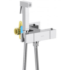 AQ1028CR ЛИБРА комплект для гигиенического душа термостатический встроенный (смеситель + гигиеническая лейка + шланг)