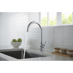 AQ1382CR ЕВРОПА смеситель для кухни