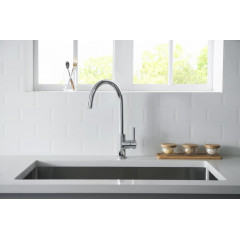 AQ1382CR ЕВРОПА смеситель для кухни