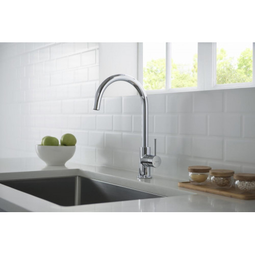 AQ1382CR ЕВРОПА смеситель для кухни