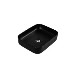 AQ5515-MB ВЕГА раковина 500*390*130 для установки на столешницу, матовый черный