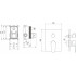 AQ1246CR ОБЕРОН смеситель для ванны 2 режима (внешняя и скрытая часть)