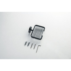 AQ4633MB БЕТТА мыльница решетка, матовый черный