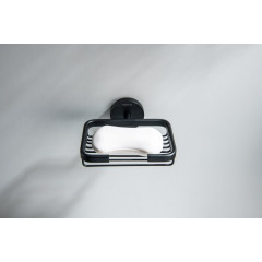 AQ4633MB БЕТТА мыльница решетка, матовый черный