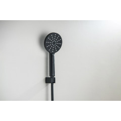 AQ2033MB ОБЕРОН душевой набор Select 120 3 jet, матовый черный