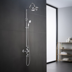 AQ2563CR КЛАССИК термостатическая душевая система (смеситель для душа) 220мм