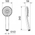 AQ2009CR БЕТТА ручной душ 100 3 jet