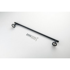 AQ4214MB ОБЕРОН полотенцедержатель 600 мм, матовый черный