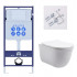 SET AQUATEK КЛАССИК (рама AQUATEK Standard INS-0000012(без клавиши) KKI-0000002 крепления+унитаз КЛАССИК AQ1111-00 с тонким сиденьем soft-close