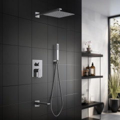 AQ1473CR ЛИРА Set 4 в 1 душевой комплект 3 режима