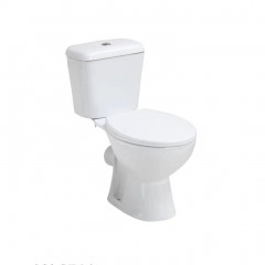 AQ2780-00 КАИР Унитаз напольный с бачком 660*360*720, косой выпуск, сиденье из полипропилена, крепеж