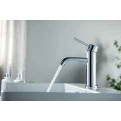 AQ1310CR ЕВРОПА смеситель для раковины 89, без донного клапана