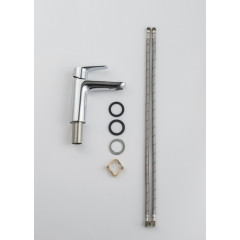 AQ1110CR БЕТТА смеситель для раковины 98, без донного клапана