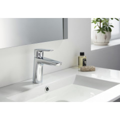 AQ1110CR БЕТТА смеситель для раковины 98, без донного клапана