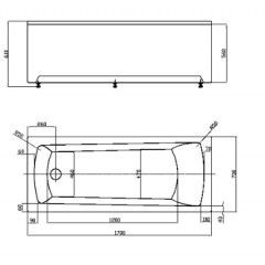 Либра 170 NEW (только ванна с уп.)