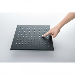 AQ2078MB квадратный верхний душ 300*300*7 мм, матовый черный