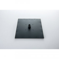 AQ2078MB квадратный верхний душ 300*300*7 мм, матовый черный