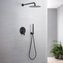 AQ1172MB БЕТТА Set 3 в 1 душевой комплект 2 режима, матовый черный