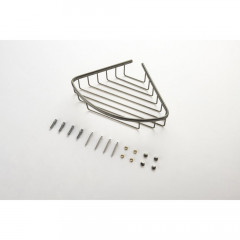 AQ4906BGM угловая полка, оружейная сталь (шлиф. черный хром)