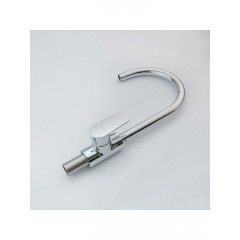 AQ1882CR НИКА смеситель для кухни (полукруглый излив)