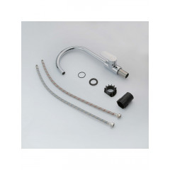 AQ1882CR НИКА смеситель для кухни (полукруглый излив)