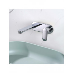 AQ1813CR НИКА смеситель для раковины настенный (внешняя и скрытая часть)