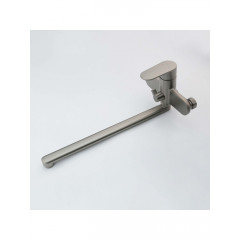 AQ1842BGM НИКА смеситель для ванны с длинным изливом, оружейная сталь