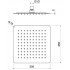 AQ2072CR квадратный верхний душ 250*250*2 мм