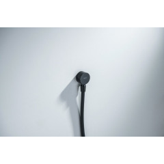 AQ2457MB шланговое подсоединение, матовый черный