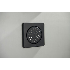 AQ2099MB боковая форсунка 130*130, матовый черный