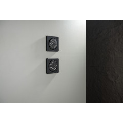 AQ2099MB боковая форсунка 130*130, матовый черный