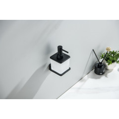 AQ4305MB ЛИБРА дозатор, матовый черный