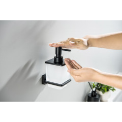 AQ4305MB ЛИБРА дозатор, матовый черный