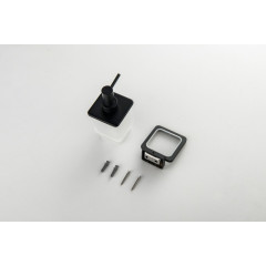 AQ4305MB ЛИБРА дозатор, матовый черный