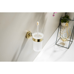 AQ4527PG КЛАССИК стакан с держателем, полир. золото