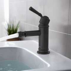 AQ1518MB КЛАССИК смеситель для биде, матовый черный