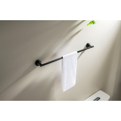 AQ4514MB КЛАССИК полотенцедержатель 600 мм, матовый черный