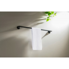 AQ4514MB КЛАССИК полотенцедержатель 600 мм, матовый черный