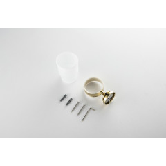 AQ4504PG КЛАССИК стакан с держателем, полир. золото