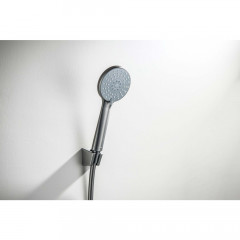 AQ2032BGM БЕТТА душевой набор 100 3 jet, оружейная сталь (шлиф. черный хром)