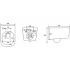 SET AQUATEK ДИВА (рама AQUATEK Standard INS-0000012(без клавиши и крепежа)+унитаз ДИВА AQ2012-00 с тонким сиденьем soft-close