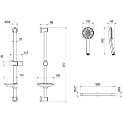 AQ1130CR БЕТТА Set 3 в 1 (AQ1110CR+AQ1140CR+AQ2013CR)