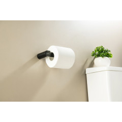 AQ4408MB ЛИРА бумагодержатель, матовый черный