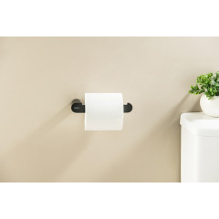 AQ4408MB ЛИРА бумагодержатель, матовый черный