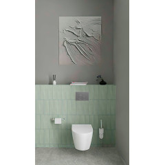 KDI-0000018 (005B) Панель смыва Хром глянец (клавиши круглые)