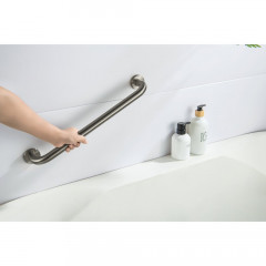 AQ4995BGM поручень 450 мм, оружейная сталь (шлиф. черный хром)