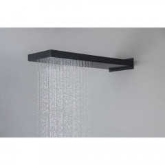 AQ2084MB настенный верхний душ 550*170*30 мм, матовый черный