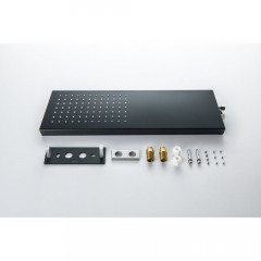 AQ2084MB настенный верхний душ 550*170*30 мм, матовый черный